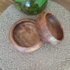 Natürliche Holz-Schale Aus Walnussholz für die Heimdekoration