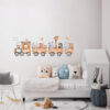Kinderzimmer-Wandsticker für das Babyzimmer Modell Tierzug