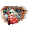 Kinderzimmer-3D-Wandsticker für das Babyzimmer Modell Cars