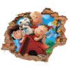 Kinderzimmer-3D-Wandsticker für das Babyzimmer Modell Snoopy & seine Freunde