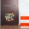 Kinderzimmer-3D-Wandsticker für das Babyzimmer Modell Toy Story