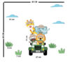 Kinderzimmer-Wandsticker für das Babyzimmer Modell Tierauto