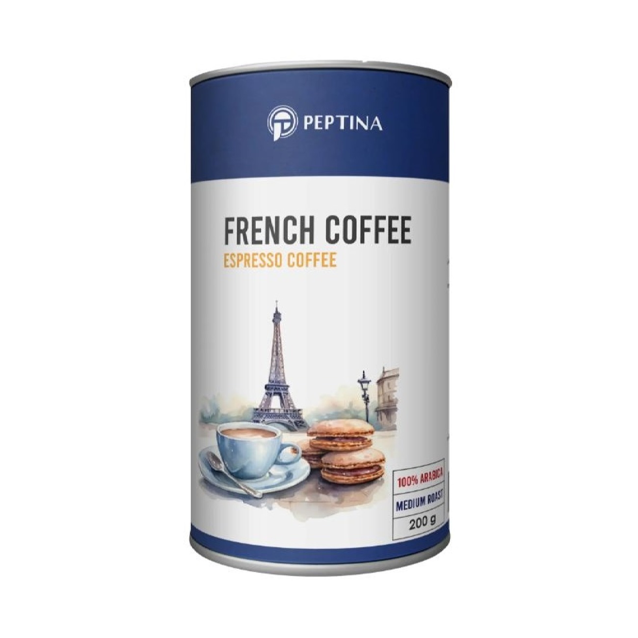 Peptina Französischer Espresso Kaffee mittel geröstet 200g (x3)