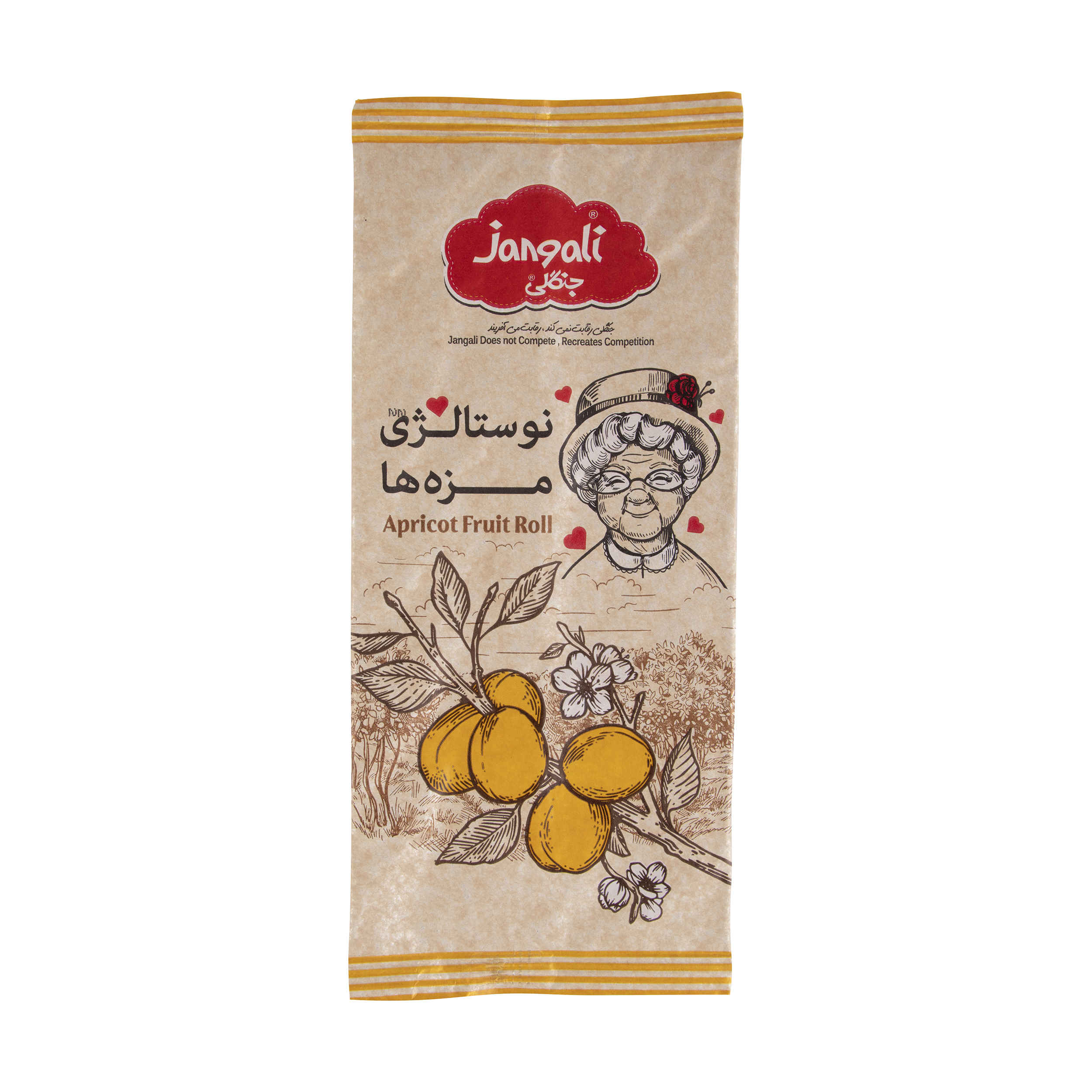 Persische Aprikosen-Fruchtrolle Lavaschak Fruchtleder, 12 Stück (2x)