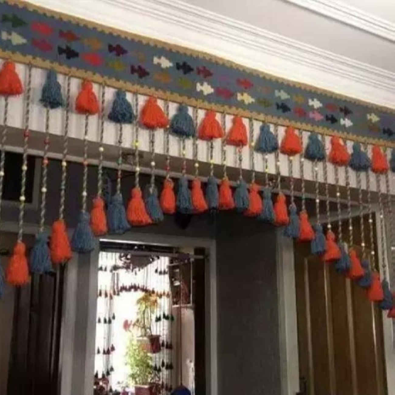 Persischer DIY-Quasten-Wandbehang Traditionell Kilim-Design Modell Mehr