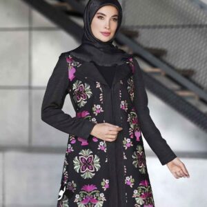 Persischer bestickter Manto für Frauen Modell Blume