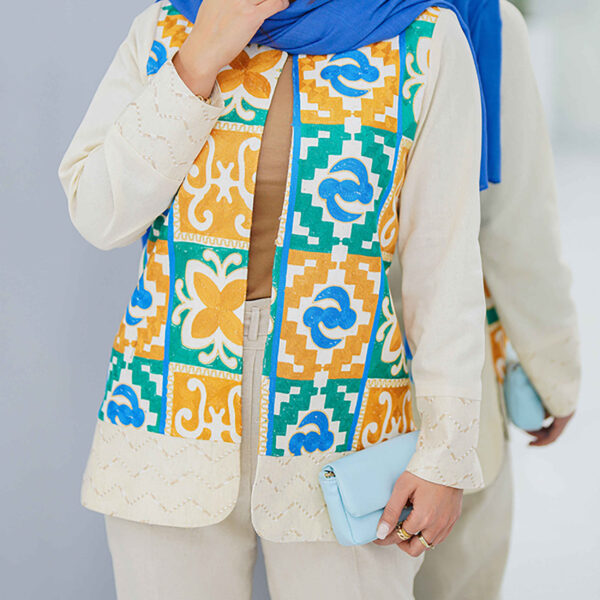 Persischer bestickter Manto für Frauen Modell Soroush