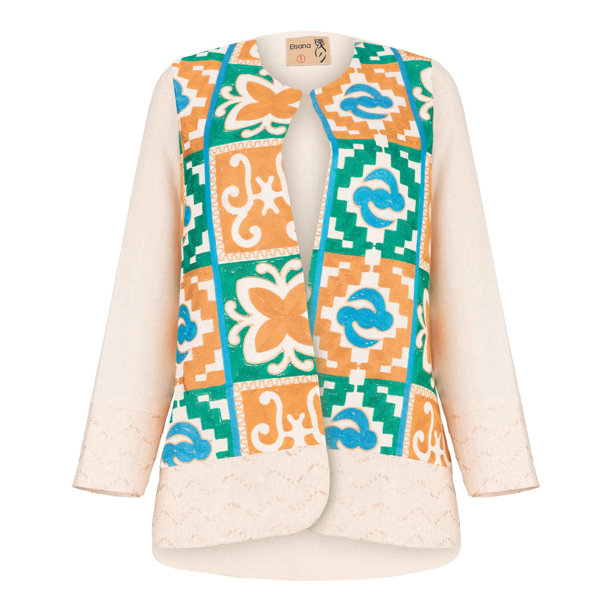 Persischer bestickter Manto für Frauen Modell Soroush