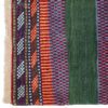 Original persischer Gabbeh-Wollteppich handgewebt in Fars braun floral