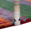 Original persischer Gabbeh-Wollteppich handgewebt in Fars braun floral