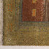 Original persischer Gabbeh-Wollteppich handgewebt in Fars braun floral