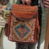 Persischer Kilim-Freizeitrucksack, handgefertigt mit Boho-Stil