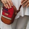 Kilim Schultertasche mit authentischem ethnischem Design