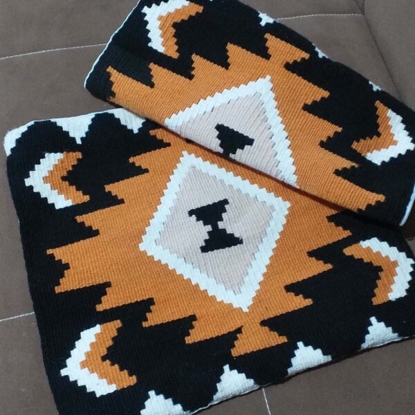 Persische Kilim Kissenbezüge - Handgewebtes Traditionelles Design (2er-Set)