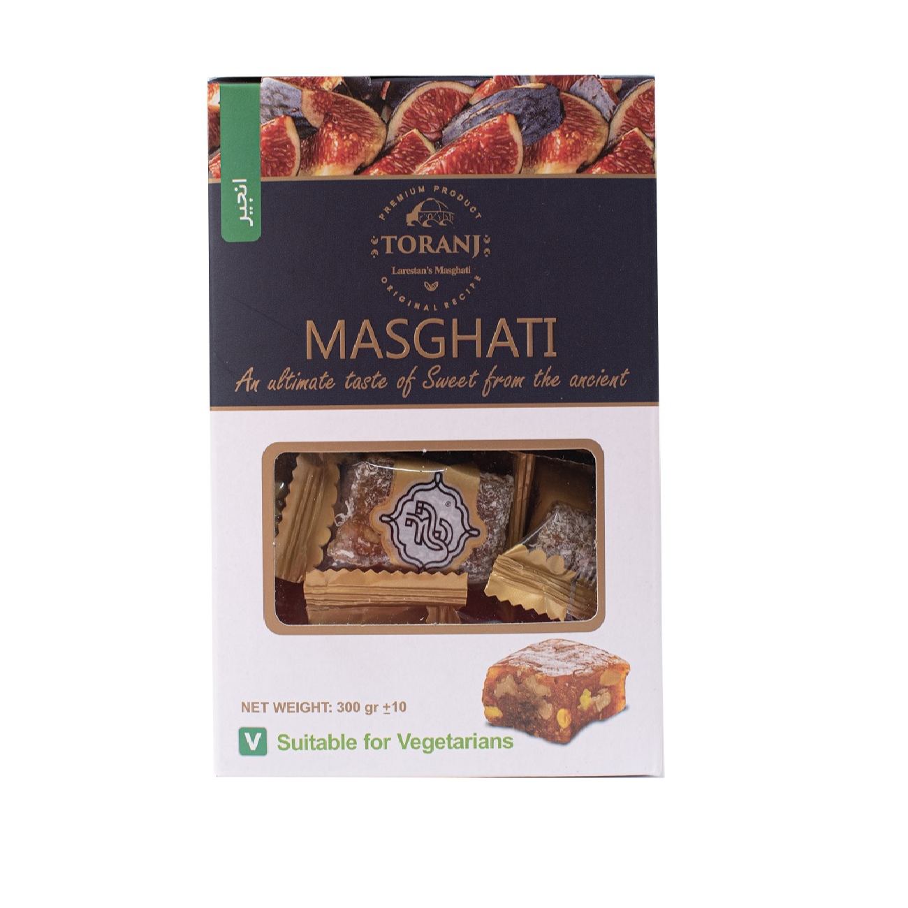 Persische Lari Masghati Halva mit Feigen-Geschmack – 300 g (5x)
