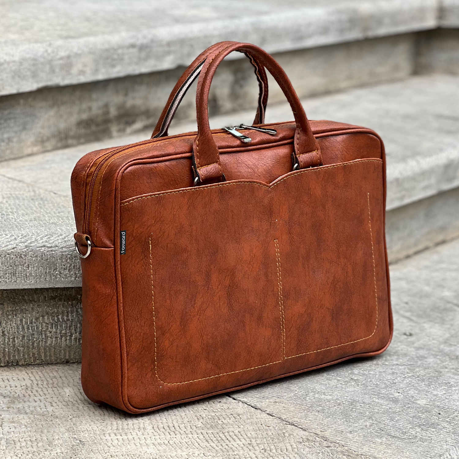 Persische Natürliche Leder Aktentasche – Für Büro Modell Cube