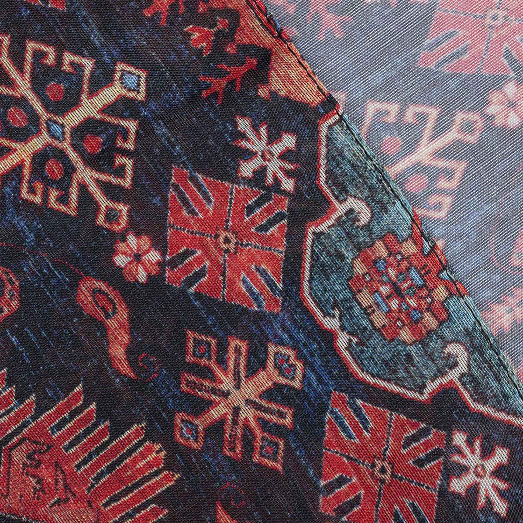 Persischer Bedruckter Schal für Frauen mit Geometrischem Muster