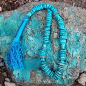 Persischer Rosenkranz mit Neyshabur-Türkis 101 Gebetsperlen Tasbih gefertigt