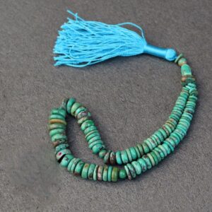 Persischer Rosenkranz mit Neyshabur-Türkis Gebetsperlen 101 Tasbih gefertigt