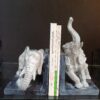 Elefanten-Design dekorative Buchstütze – ideal für eklektische oder Safari-Themen