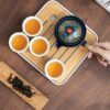 Japanisches Porzellan-Teeservice mit 360-Grad-drehbarer Teekanne
