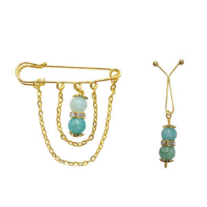 Safety Pin Brooch und Schalenclip-Set für Frauen – Dangle-Modell für vielseitige Mode