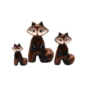 Set aus 3 Fuchs-Figuren – Realistische Miniatur-Figuren