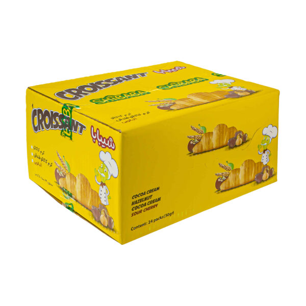 Shibaba Haselnuss-Kakaocreme-Füllung Croissant 50g (x24)