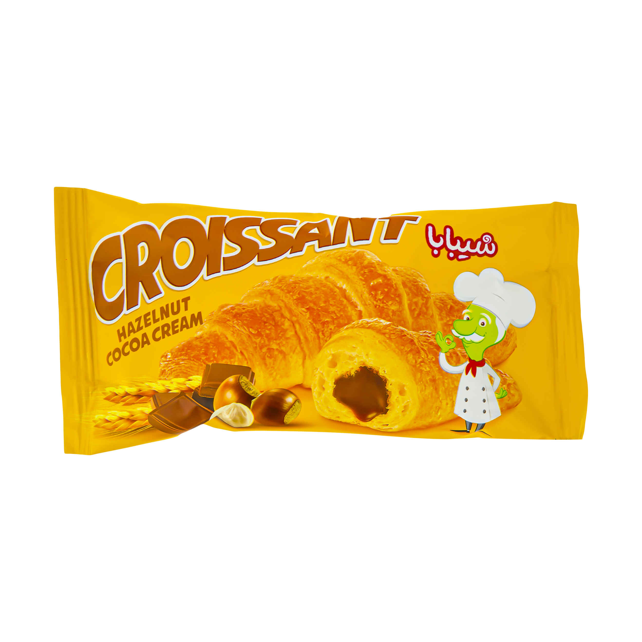 Shibaba Haselnuss-Kakaocreme-Füllung Croissant 50g (x24)
