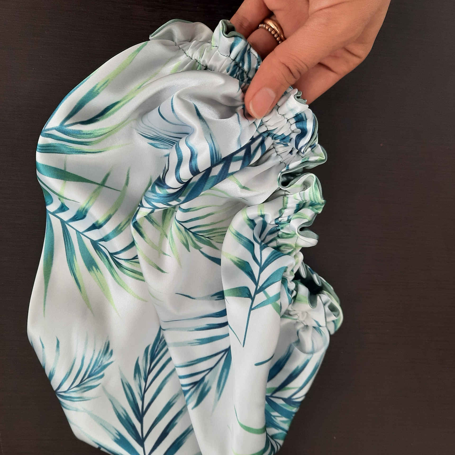 Seiden-Satin Schlafmütze Luxus Nachtmütze für Haarschutz für Damen