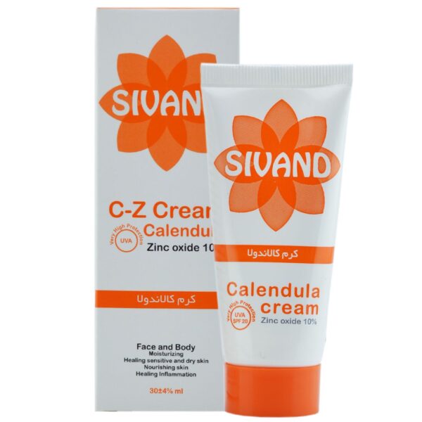 Sivand Reparaturcreme für empfindliche & trockene Haut Angereichert mit Zinkoxid & Calendula