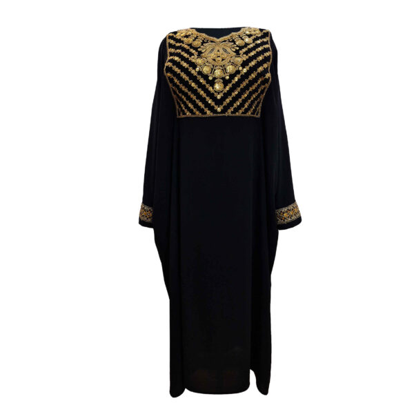 Stilvolle Abaya für Muslimische Frauen mit Besticktem Design
