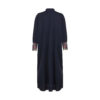 Stilvolle Locker geschnittene Abaya für Muslimische Frauen mit Floralem Design