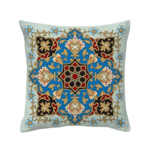 Samt Kissenbezug – Gedrucktes Eslimi Design (Set von 2)