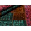 Antiker persischer, handgeknüpfter Patchwork-Teppich in Rosa