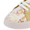 Graffiti-Print Sneakers - Damenchic Freizeitschuhe Modell Dogi