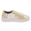 Graffiti-Print Sneakers - Damenchic Freizeitschuhe Modell Dogi