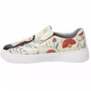 Graffiti-Print Sneakers - Damenchic Freizeitschuhe Modell Shahrzad