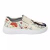 Graffiti-Print Sneakers - Damenchic Freizeitschuhe Modell Shahrzad
