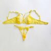 Damen Lingerie-Set Spitzen-BH & Tanga Guipure