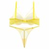 Damen Lingerie-Set Spitzen-BH & Tanga Guipure