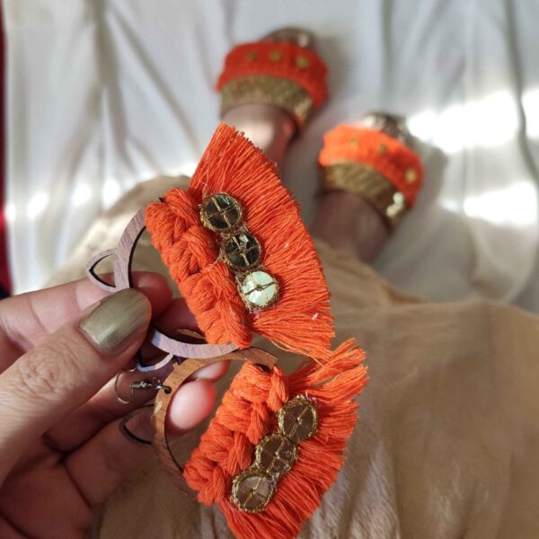 Handgemachte Macrame Ohrringe für Damen Modell Kitty