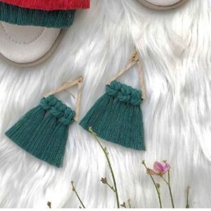 Handgemachte Macrame Ohrringe für Damen Modell Maryam