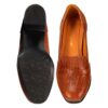 Damenschuhe aus natürlichem Leder mit hohen Absätzen für das Büro