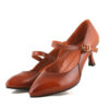 Damenschuhe aus natürlichem Leder mit Pumps und hohen Absätzen Modell Oliva