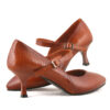 Damenschuhe aus natürlichem Leder mit Pumps und hohen Absätzen Modell Oliva