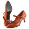 Damenschuhe aus natürlichem Leder mit Pumps und hohen Absätzen Modell Oliva