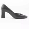 Damenschuhe aus natürlichem Leder mit Pumps und hohen Absätzen Modell Palina
