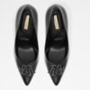 Damenschuhe aus natürlichem Leder mit Pumps und hohen Absätzen Modell Snake