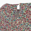 Damen Kurzarm Baumwollhemd Regular Fit mit Paisley- und Blumenmuster